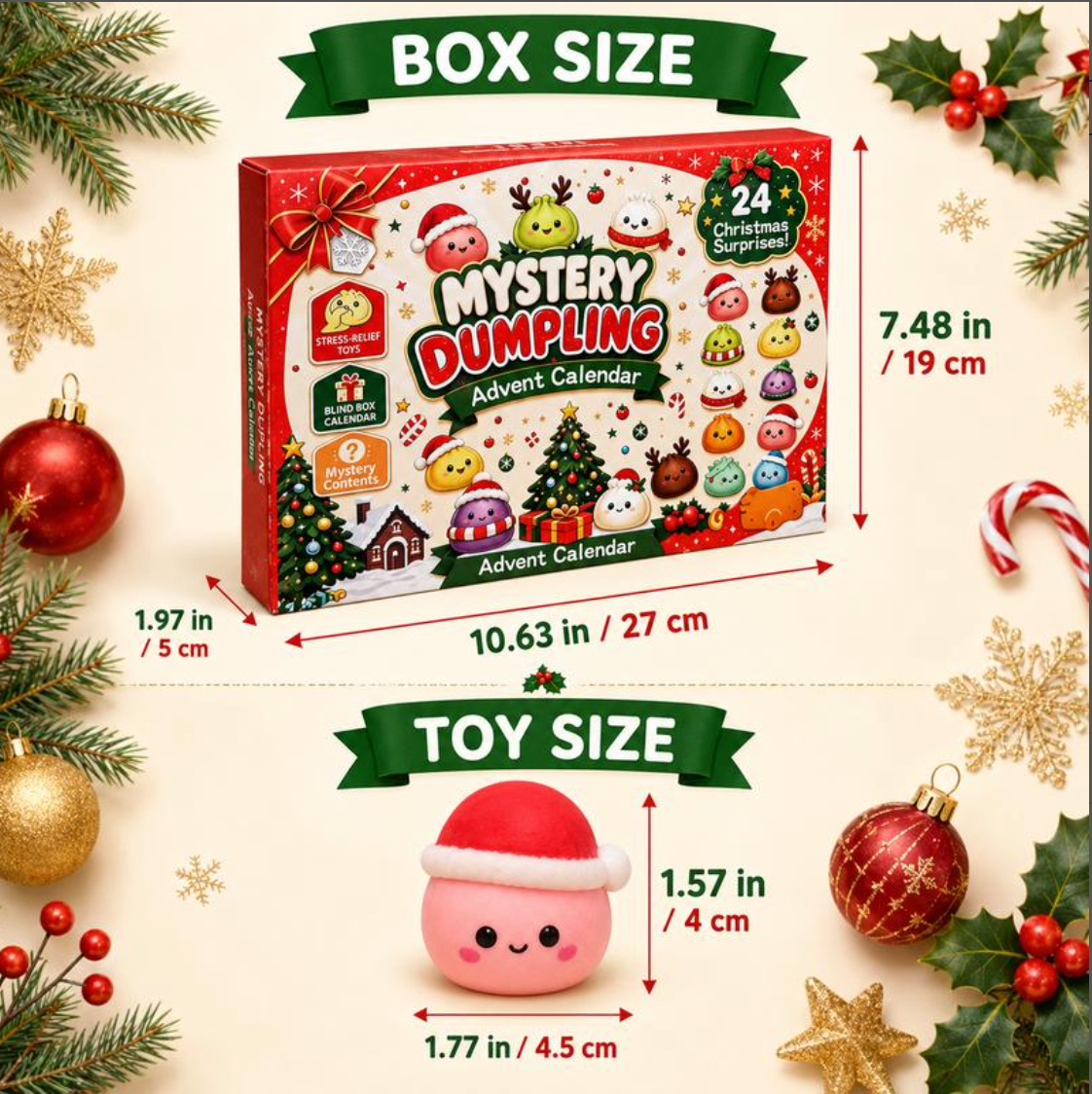 MerryMochi™ Mystery Squishy Advent Calendar